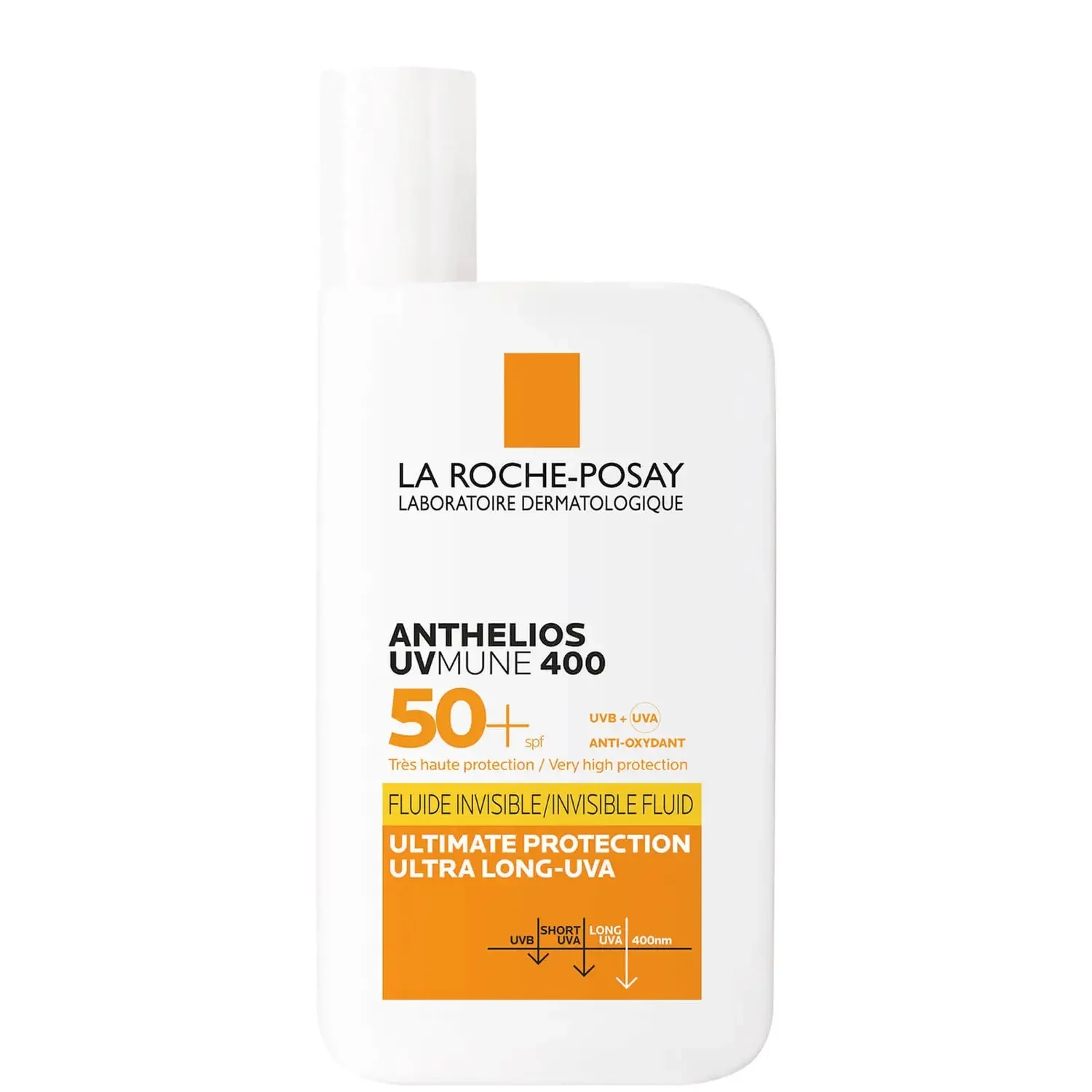 La Roche-Posay Anthelios UVMune 400 Invisible Fluid SPF50+ Sun Cream (50ml) La Roche-Posay Anthelios UVMune 400 Invisible Fluid SPF50+ Sun Cream (50ml)