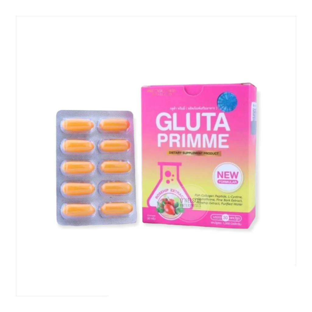 Gluta Prime Plus Whitening Anti Aging Lightening Glutathione Gluta Prime Plus Whitening Anti Aging Lightening Glutathione
